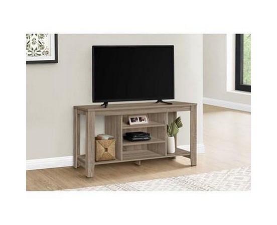 TV Stand with Cable Management by Monarch