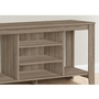 TV Stand with Cable Management by Monarch
