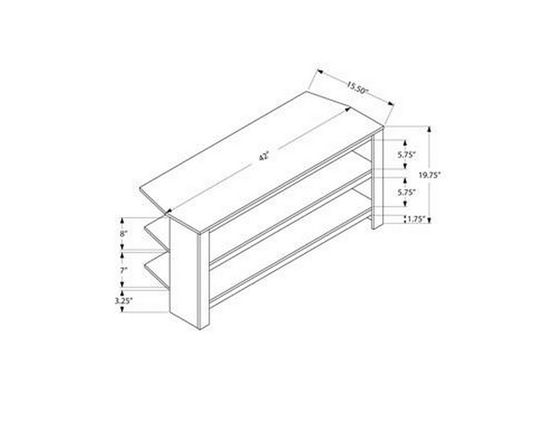 Flat Panel TV Stand by Monarch