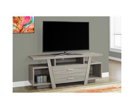 TV Stand with Cable Management by Monarch