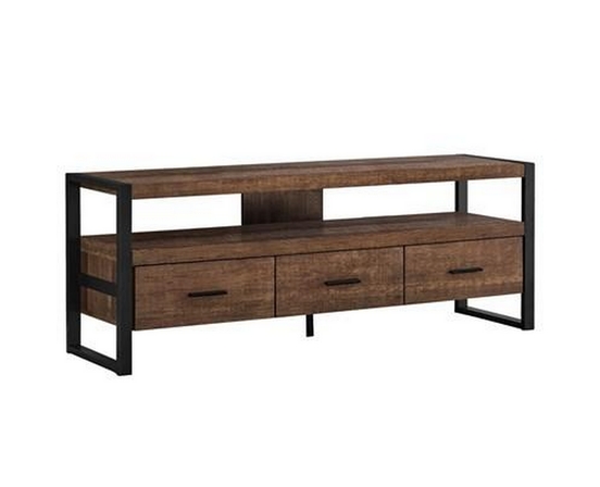 TV Stand with Cable Management by Monarch