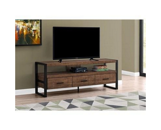 TV Stand with Cable Management by Monarch