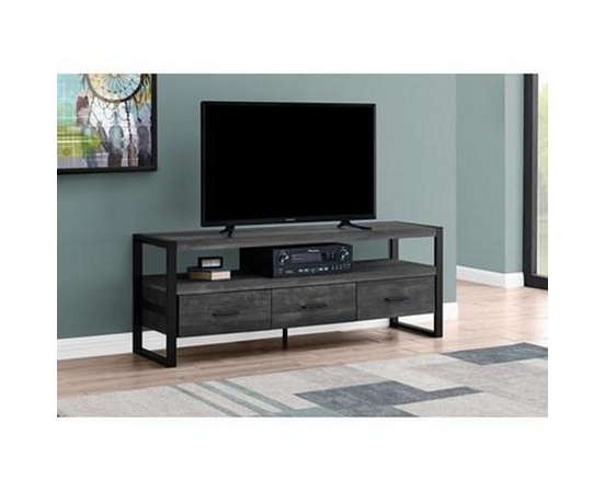 TV Stand with Cable Management by Monarch