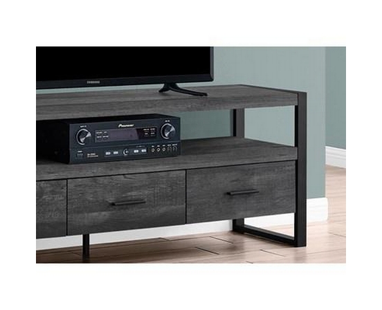 TV Stand with Cable Management by Monarch