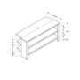 Flat Panel TV Stand by Monarch
