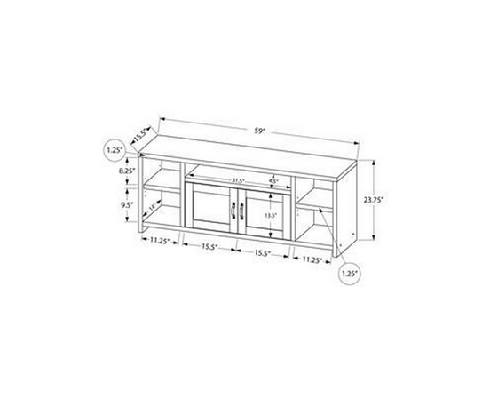 Flat Panel TV Stand by Monarch