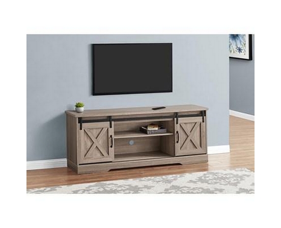 TV Stand with Cable Management by Monarch