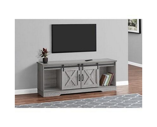 TV Stand with Cable Management by Monarch