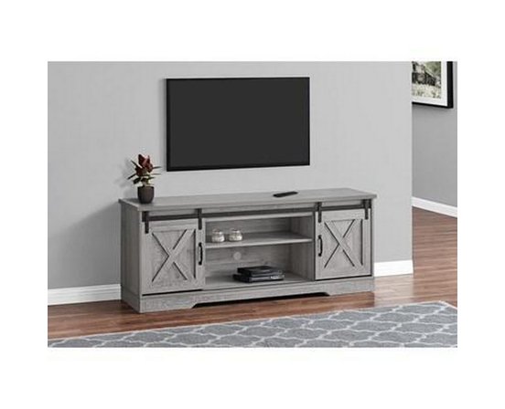 TV Stand with Cable Management by Monarch