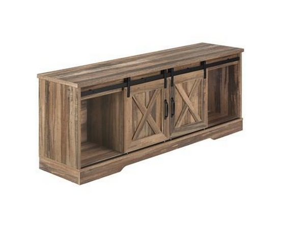 TV Stand with Cable Management by Monarch