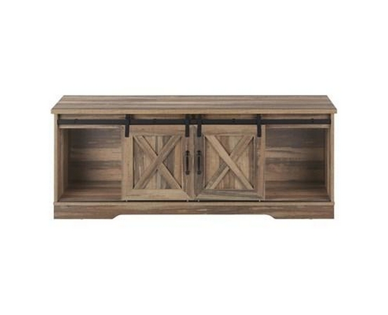 TV Stand with Cable Management by Monarch