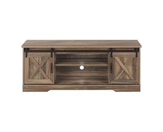 TV Stand with Cable Management by Monarch