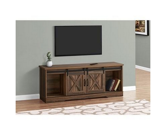 TV Stand with Cable Management by Monarch