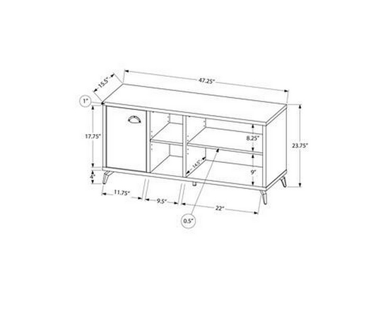 Flat Panel TV Stand by Monarch