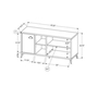 Flat Panel TV Stand by Monarch