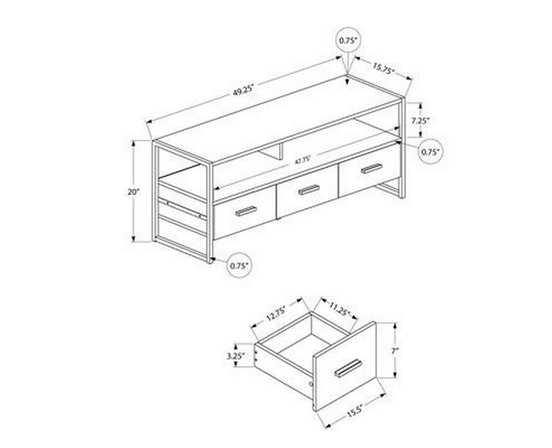 TV Stand by Monarch