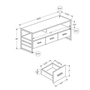 TV Stand by Monarch