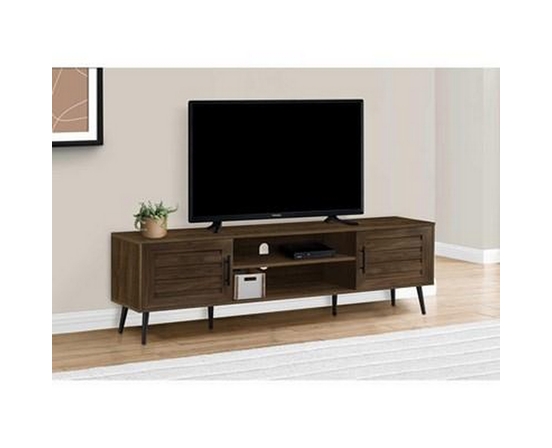 TV Stand with Cable Management by Monarch