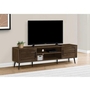 TV Stand with Cable Management by Monarch