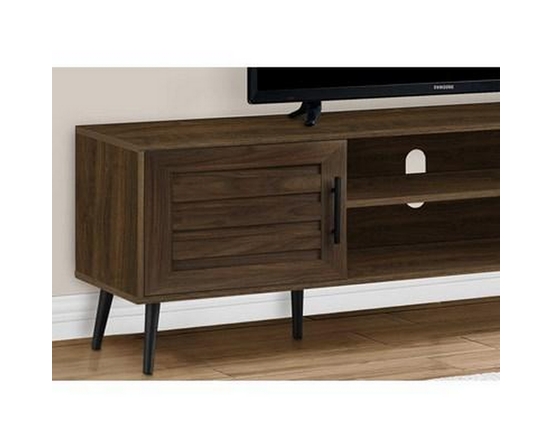 TV Stand with Cable Management by Monarch