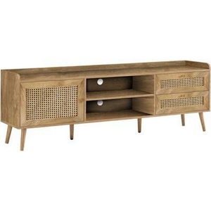 TV Stand with Cable Management by Monarch
