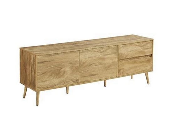 TV Stand with Cable Management by Monarch