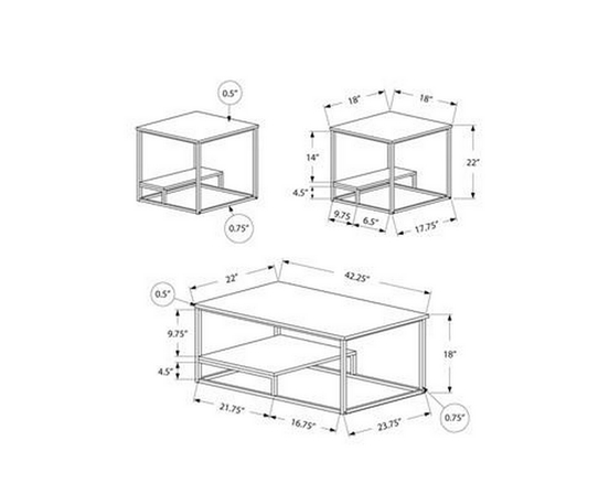 Occasional Table Set by Monarch