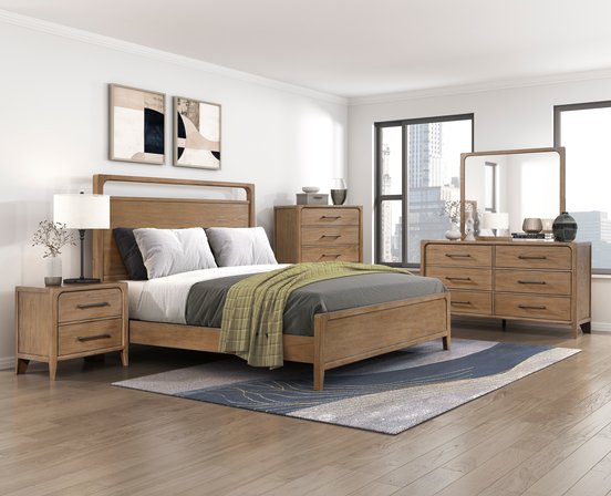 Queen Size 4-pc Elowen Bedroom Set by Mazin
