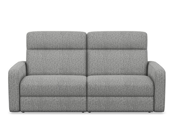 Fabric power reclining sofa