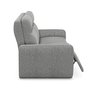 Fabric power reclining sofa