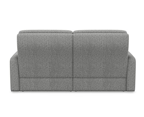 Fabric power reclining sofa