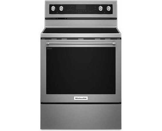 KitchenAid 30-Inch Freestanding Electric Range - YKFEG500ESS