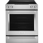 KitchenAid 30-Inch Slide-In Electric Range With Even-Heat™ True Convection - YKSEG700ESS
