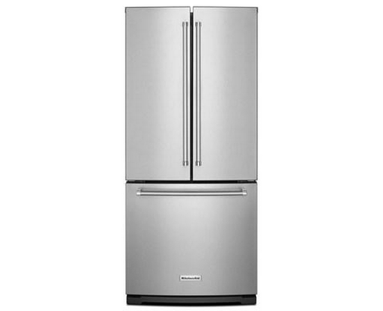 KitchenAid 30-Inch, 19.7 Cu. Ft. French 3-Door Refrigerator With Ice And Water Dispensing System - KRFF300ESS