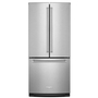 KitchenAid 30-Inch, 19.7 Cu. Ft. French 3-Door Refrigerator With Ice And Water Dispensing System - KRFF300ESS