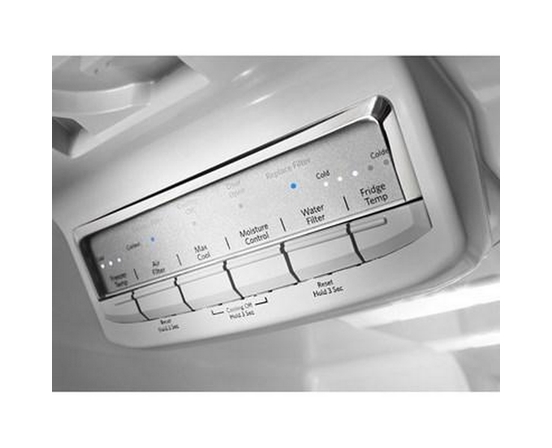 KitchenAid 30-Inch, 19.7 Cu. Ft. French 3-Door Refrigerator With Ice And Water Dispensing System - KRFF300ESS