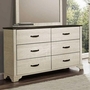 6-Drawer Dresser by Monarch