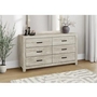 6-Drawer Dresser by Monarch