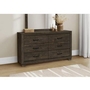 6-Drawer Dresser by Monarch