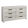 6-Drawer Dresser by Monarch