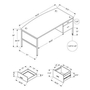 Commercial Office Desk by Monarch