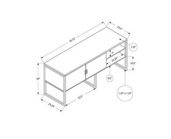 Home Office Storage Unit by Monarch