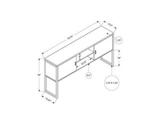 Home Office Hutch by Monarch