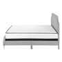 Queen Upholstered Panel Bed by Monarch