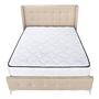 Queen Upholstered Panel Bed by Monarch