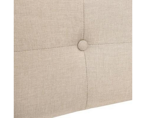 Queen Upholstered Panel Bed by Monarch