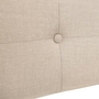 Queen Upholstered Panel Bed by Monarch
