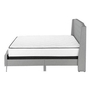 Queen Upholstered Panel Bed by Monarch