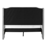 Queen Upholstered Panel Bed by Monarch