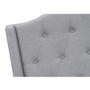 Queen Upholstered Panel Bed by Monarch